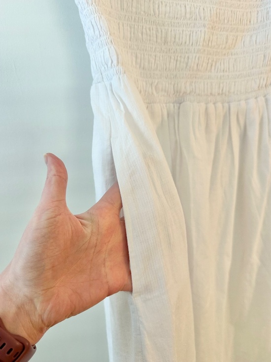 NWT Everlane Gauze Off the Shoulder Dress - Picture 5 of 10